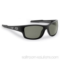 Flying Fisherman Down Sea Polarized Sunglasses, Matte Black Frame, Smoke Lens   551232092